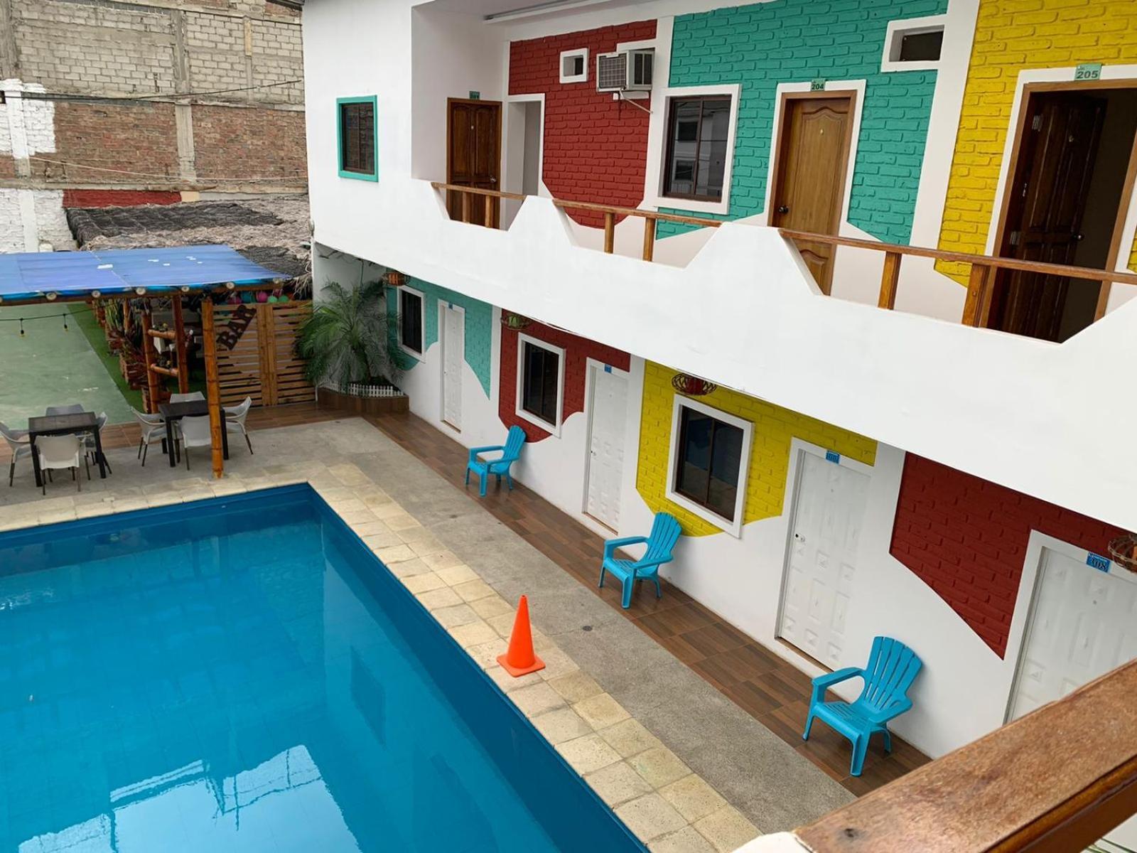 Hotel Hostal Las Velas Manta Zewnętrze zdjęcie